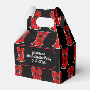 Caja Para Regalos Corsé Rojo Seductor Gable