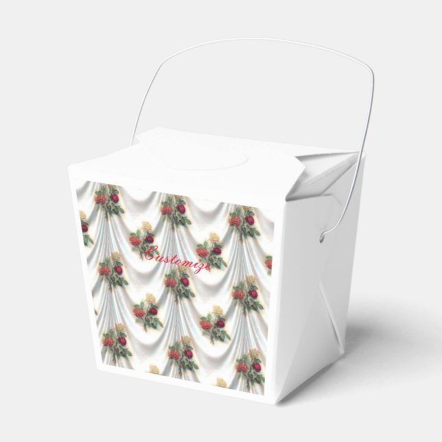 Caja Para Regalos Cortina de rosa roja Thunder_Cove (Front Side)