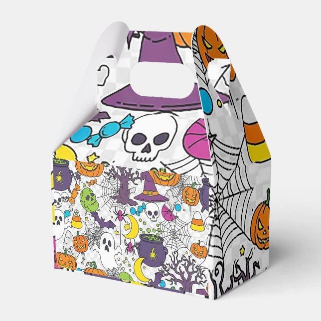 Caja Para Regalos cosas de Halloween (Front Side)