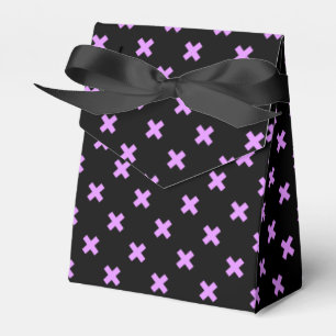 Caja Para Regalos Costillas de lino sobre negro