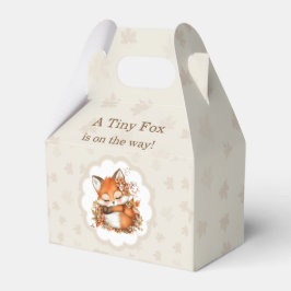 Caja Para Regalos Cosy Autumn Fox Baby Shower acogedor Fiesta Woodla