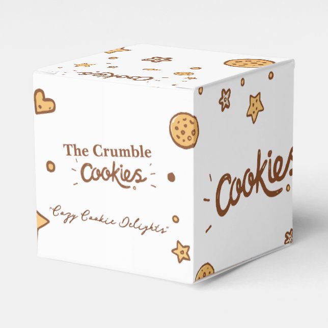 Caja Para Regalos Cosy Cookie Delights (Costado Anverso)