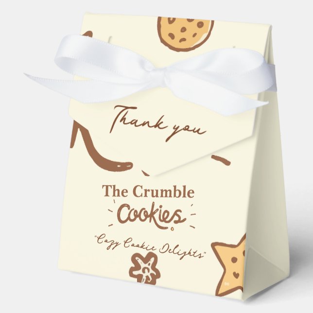 Caja Para Regalos Cosy Cookie Delights (Crema) (Anverso)