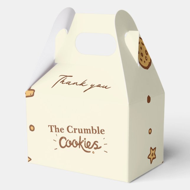 Caja Para Regalos Cosy Cookie Delights (Crema) (Anverso)