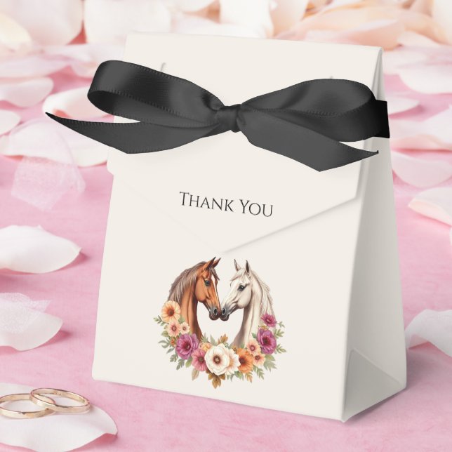Caja Para Regalos Country Western Horses (Boda)