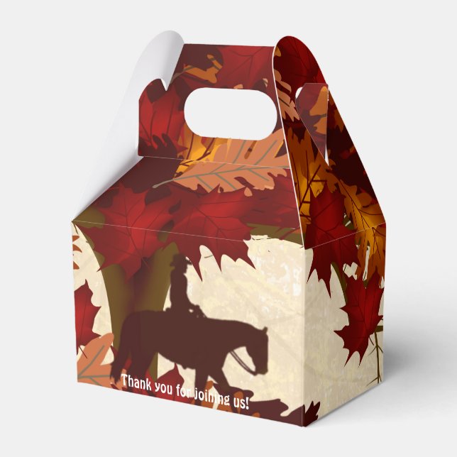 Caja Para Regalos Cowboy Autumn Gable Fiesta (Front Side)