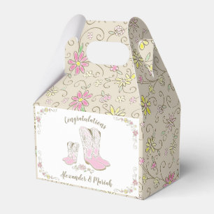 Caja Para Regalos Cowboy Baby Shower Country Western Blue Boy