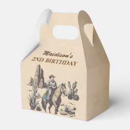 Caja Para Regalos Cowboy Occidental Birthday Party Favor Box