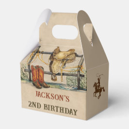 Caja Para Regalos Cowboy Occidental Birthday Party Favor Box