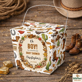 Caja Para Regalos Cowboy Wild West Rodeo Ranch | Rustic Western Baby