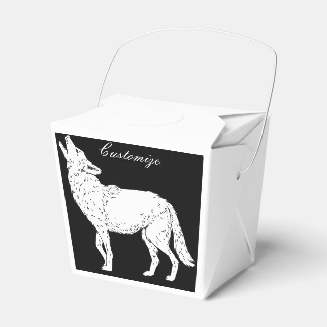 Caja Para Regalos Coyote Howling Thunder_Cove (Front Side)