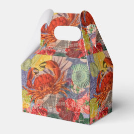 Caja Para Regalos Crab Nautical Beach Art