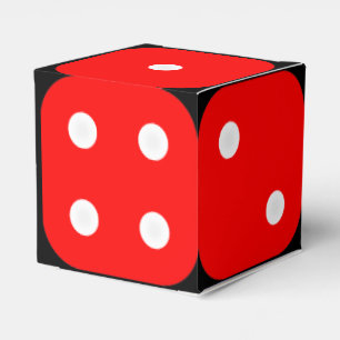 Caja Para Regalos Craps Dice Box con fondo de Personalizable