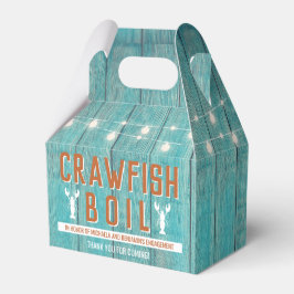 Caja Para Regalos Crawfish Boil evento especial Partido de compromis