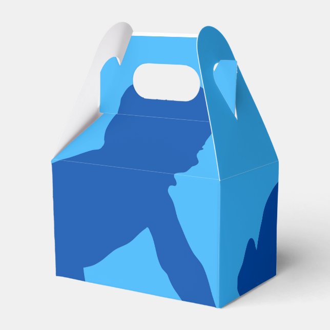 Caja Para Regalos Crawling baby Baby Shower Favor Box (Front Side)