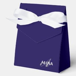 Caja Para Regalos Crea tu propio color de monograma personalizado