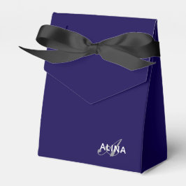 Caja Para Regalos Crea tu propio color de monograma personalizado