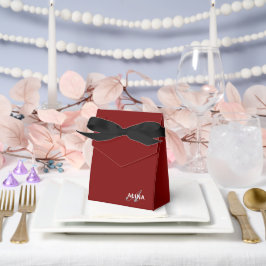 Caja Para Regalos Crea tu propio color de monograma personalizado