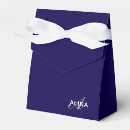 Caja Para Regalos Crea tu propio color de monograma personalizado