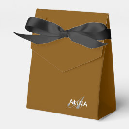Caja Para Regalos Crea tu propio color de monograma personalizado co