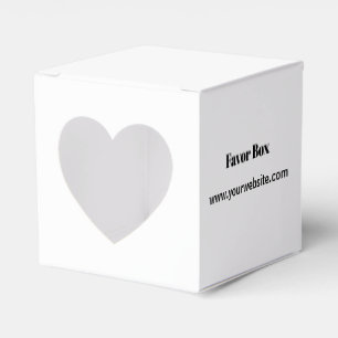 Caja Para Regalos Crea tu propio corazón de promoción de marca simpl