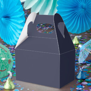 Caja Para Regalos Crea tu propio personalizado azul gris oscuro
