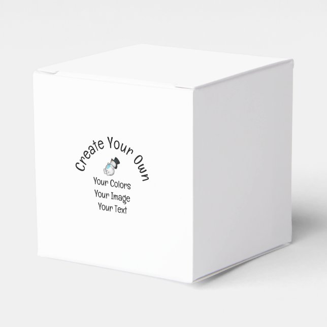 Caja Para Regalos Crear su propio Personalizado (Costado Anverso)