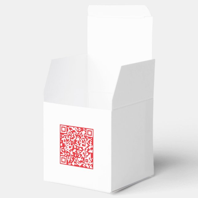 Caja Para Regalos Crear un código QR rojo analizable (modificable) (Abierto)