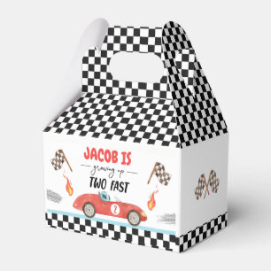 Caja Para Regalos Crecer dos niños de auto de carrera rápida segundo