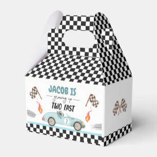 Caja Para Regalos Crecer dos niños de auto de carrera rápida segundo