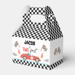Caja Para Regalos Crecer dos niños de auto de carrera rápida segundo