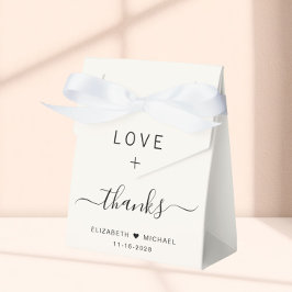 Caja Para Regalos Crema de amor y agradecimiento para boda