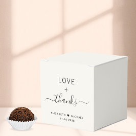 Caja Para Regalos Crema de amor y agradecimiento para boda