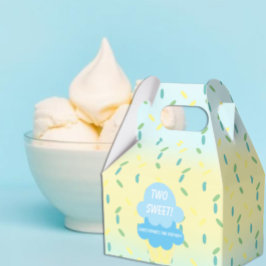 Caja Para Regalos Crema de hielo 2º cumpleaños