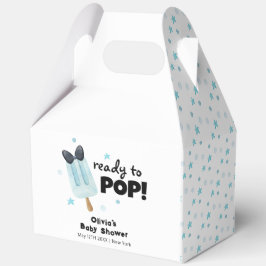 Caja Para Regalos Crema Moderna De Hielo De Bow Listo Para Sacar Bab