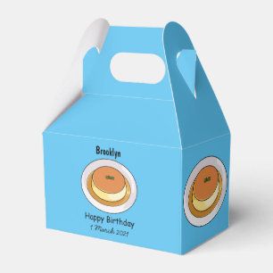 Caja Para Regalos Creme caramel personalizado ilustracion