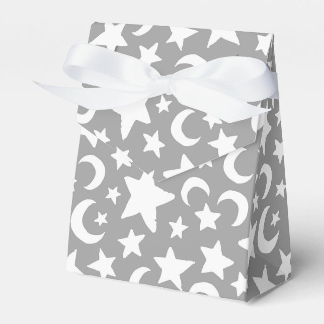 Caja Para Regalos Crescent Moon and Stars (Front Side)