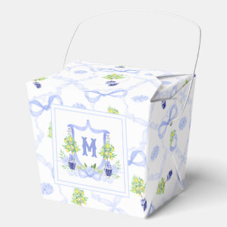 Caja Para Regalos Crestá Monograma de Limonero en Acuarela