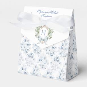 Caja Para Regalos Crestas de Hoja con Lazo   Boda