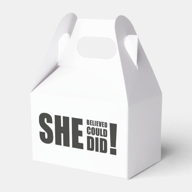 Caja Para Regalos ¡Creyó Que Podía, Lo Hizo! (Front Side)