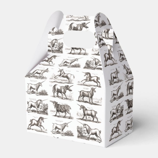 Caja Para Regalos Criatura Mítica Clásica Unicorniana (Front Side)