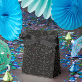 Caja Para Regalos Crimson Nocturne Bloom Victorian