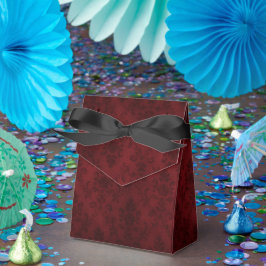 Caja Para Regalos Crimson Nocturne Bloom Victorian