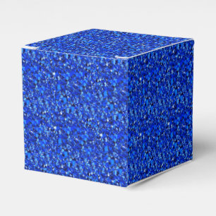 Caja Para Regalos Cristal de Druzy - azul del zafiro