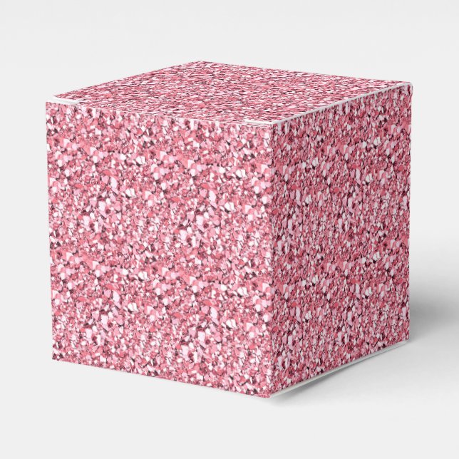 Caja Para Regalos Cristal druso - rosa de cuarzo rosa (Costado Anverso)