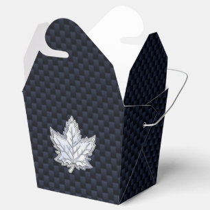 Caja Para Regalos Cromo como la impresión de la fibra de carbono de