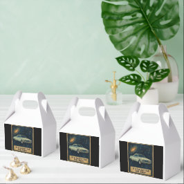 Caja Para Regalos Crucero Retro en el Espacio Profundo