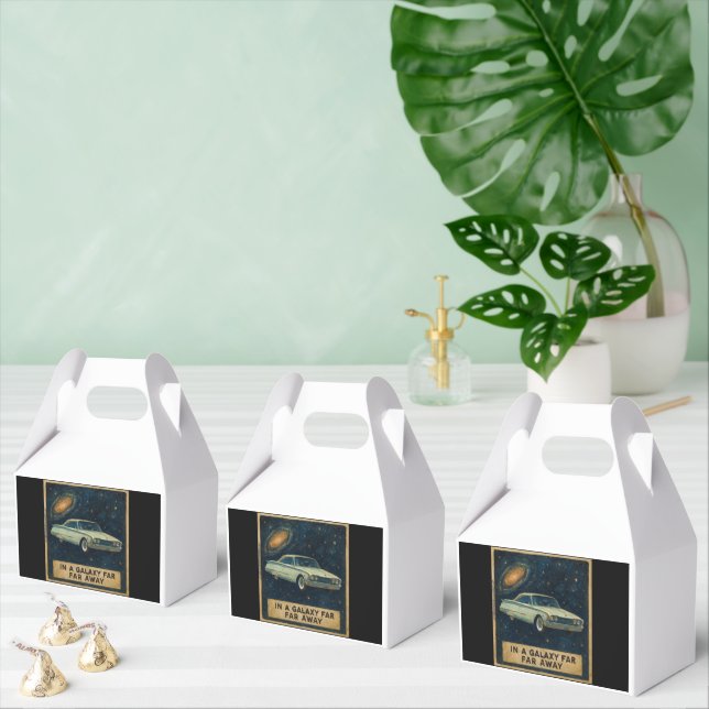 Caja Para Regalos Crucero Retro en el Espacio Profundo  (Múltiple)