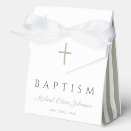 Caja Para Regalos Cruz Religiosa Polvo Azul Escritura Niño Bautizo 