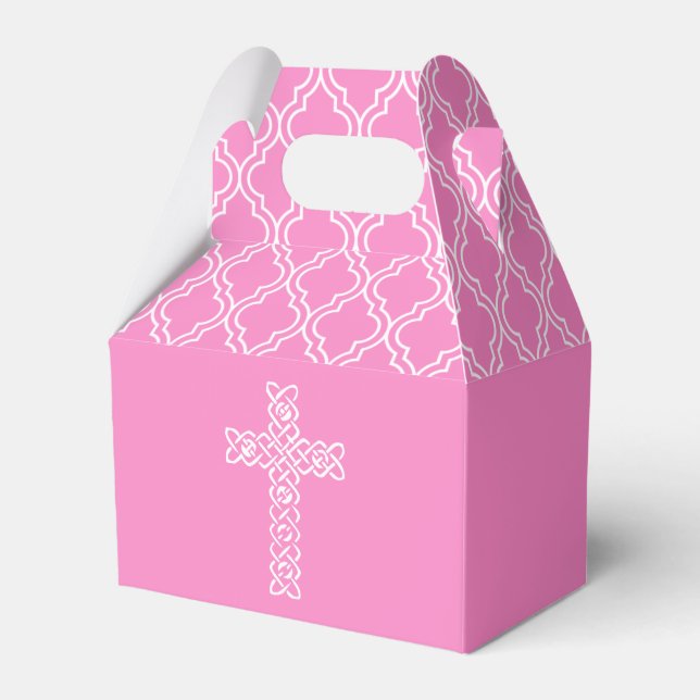 Caja Para Regalos Cruzar | Taffy Pink First Community Favorito Box (Front Side)